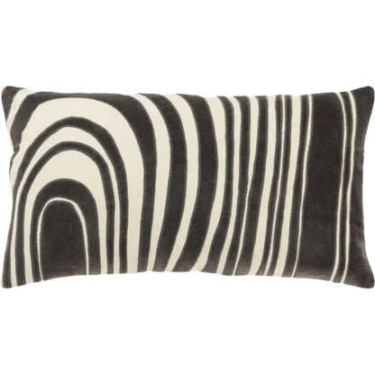 Bella Abstract lInes Large Lumbar Pillow Insert - LOOMLAN - LOOMLAN - Throw Pillows