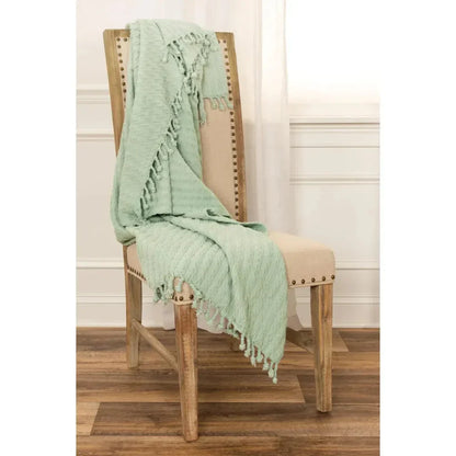 Bella Cotton Knit Throw Blanket - LOOMLAN - LOOMLAN - Throw Blankets