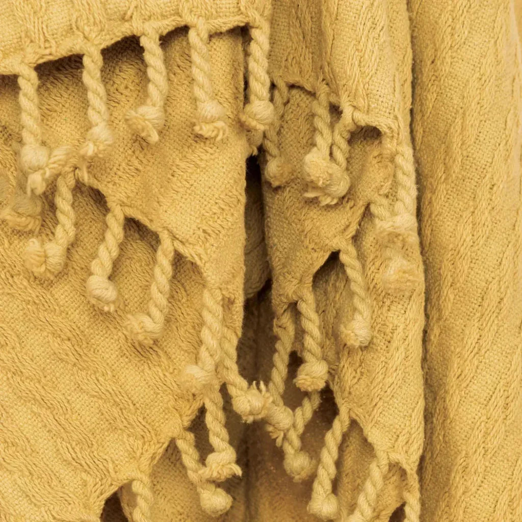 Bella Cotton Knit Throw Blanket - LOOMLAN - LOOMLAN - Throw Blankets