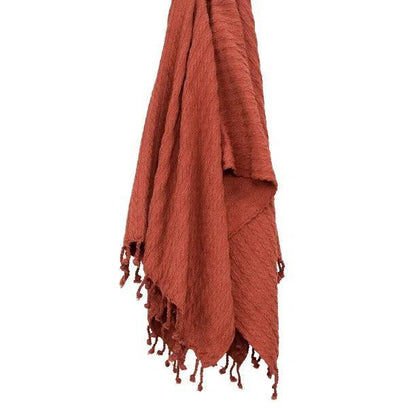 Bella Cotton Knit Throw Blanket - LOOMLAN - LOOMLAN - Throw Blankets