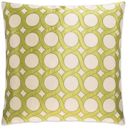 Belle Curve Citrine Gold Throw Pillow Insert - LOOMLAN - D.V. Kap - Throw Pillows