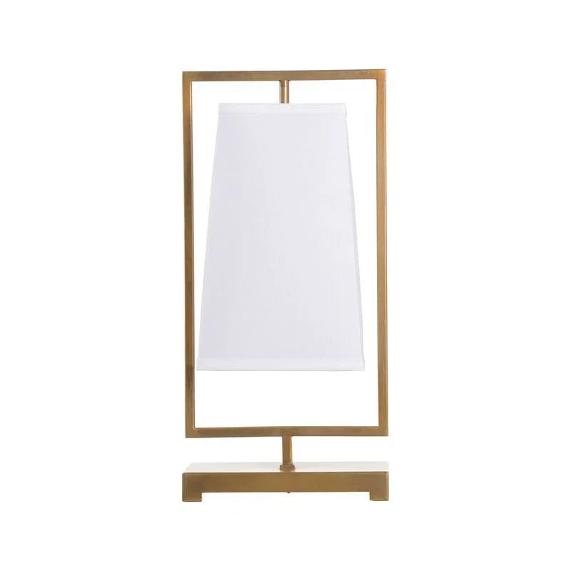 Belle Meade Antique Brass Framed Table Lamp - LOOMLAN - Wildwood - Table Lamps