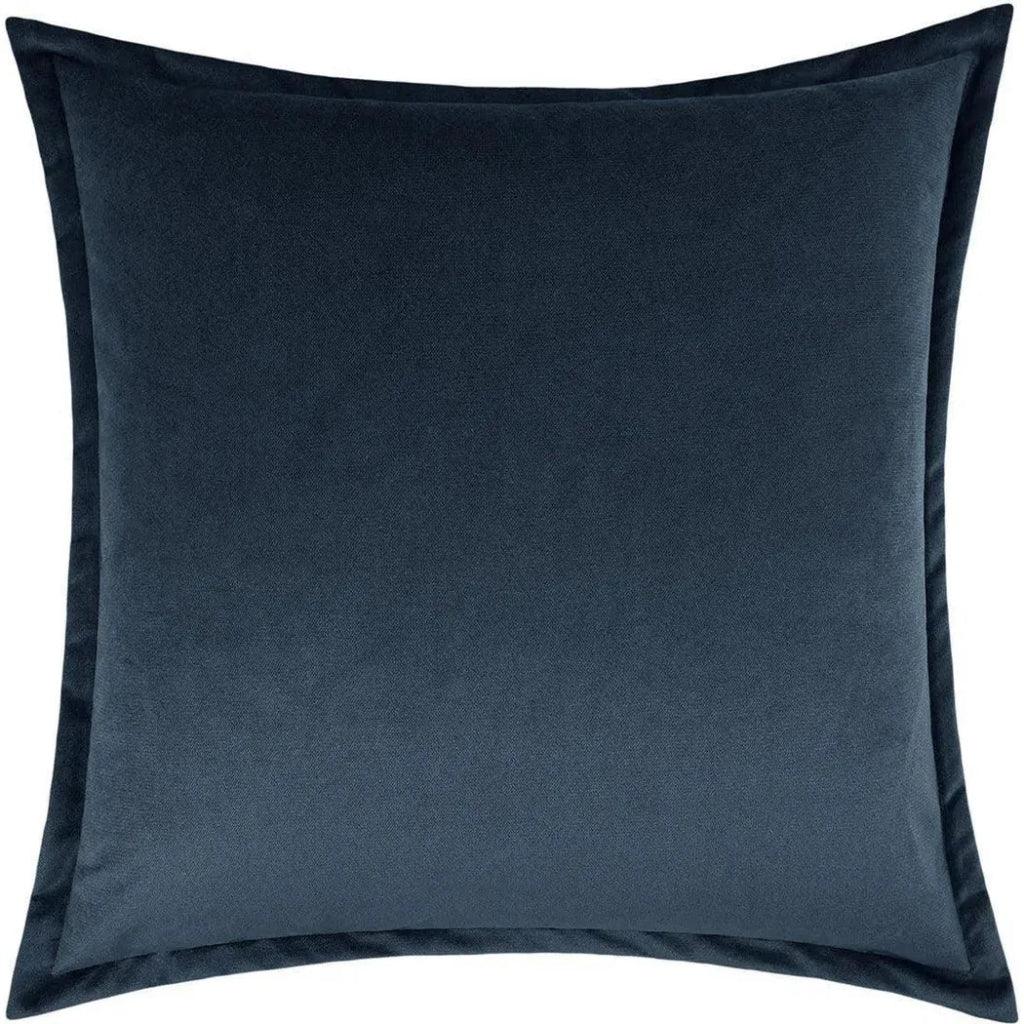 Belvedere Flange Azure Blue Throw Pillow Insert - LOOMLAN - D.V. Kap - Throw Pillows