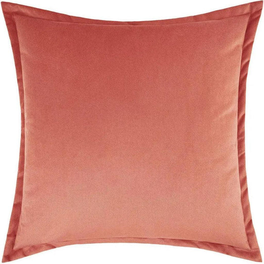 Belvedere Flange Blush Red Throw Pillow Insert - LOOMLAN - D.V. Kap - Throw Pillows