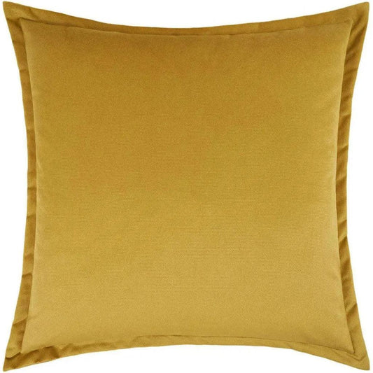 Belvedere Flange Curry Gold Throw Pillow Insert - LOOMLAN - D.V. Kap - Throw Pillows