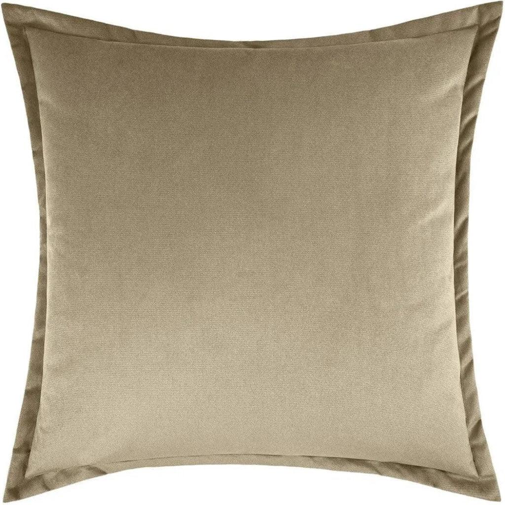 Belvedere Flange Driftwood Brown Throw Pillow Insert - LOOMLAN - D.V. Kap - Throw Pillows