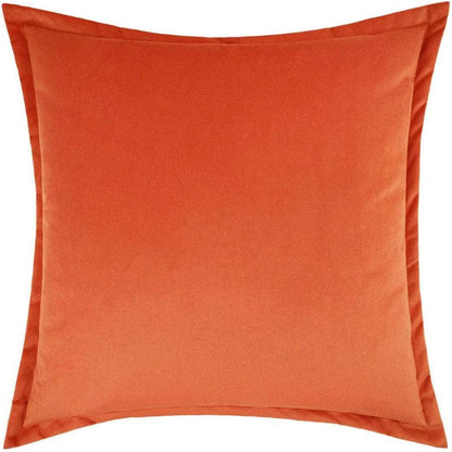Belvedere Flange Mango Red Throw Pillow Insert - LOOMLAN - D.V. Kap - Throw Pillows
