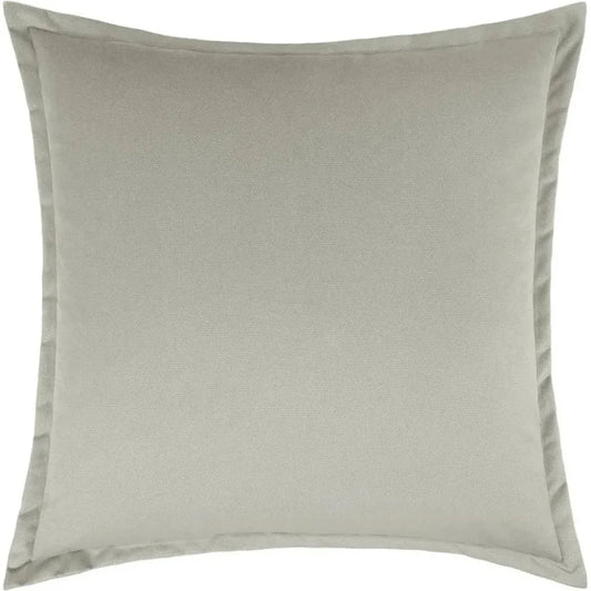 Belvedere Flange Whisper Silver Throw Pillow Insert - LOOMLAN - D.V. Kap - Throw Pillows