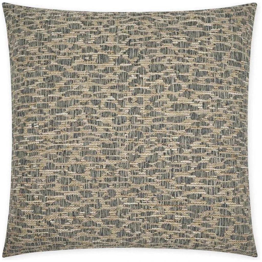 Bengal Flint Abstract Slate Large Throw Pillow Insert - LOOMLAN - D.V. Kap - Throw Pillows
