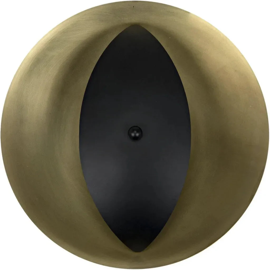 Bengal Metal Sconce With Brass Finish - LOOMLAN - Noir - Wall Sconces