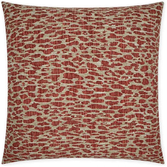 Bengal Spice Abstract Red Large Throw Pillow Insert - LOOMLAN - D.V. Kap - Throw Pillows