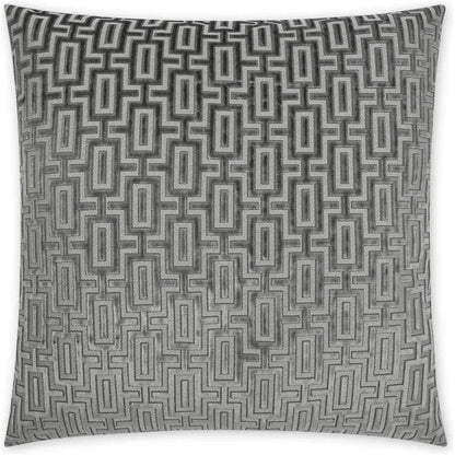 Bergman Nickel Grey Large Throw Pillow Insert - LOOMLAN - D.V. Kap - Throw Pillows