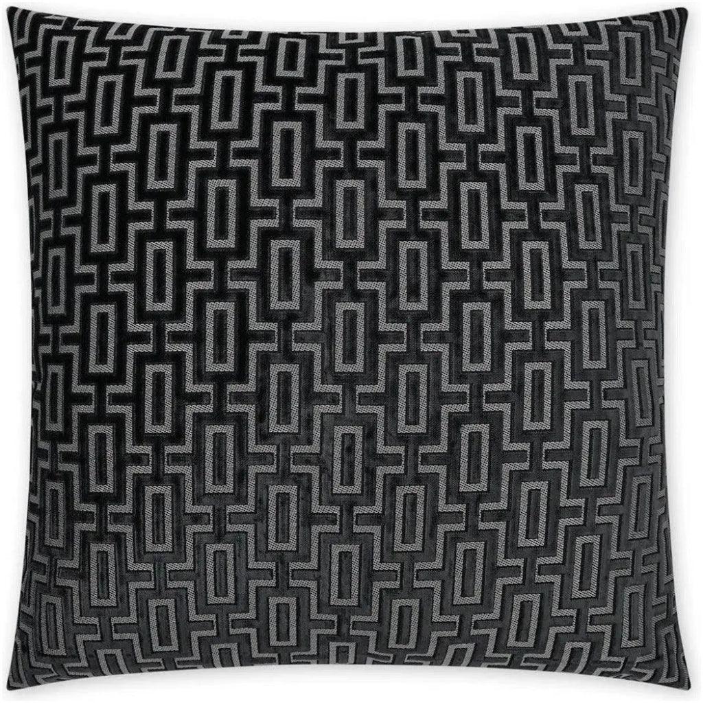 Bergman Onyx Black Large Throw Pillow Insert - LOOMLAN - D.V. Kap - Throw Pillows