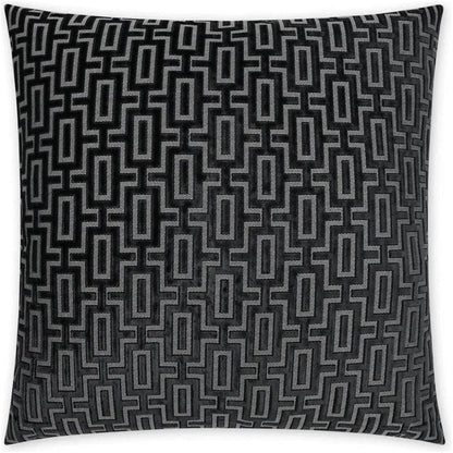 Bergman Onyx Black Large Throw Pillow Insert - LOOMLAN - D.V. Kap - Throw Pillows