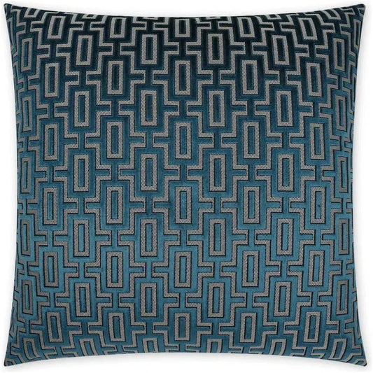 Bergman Sapphire Blue Large Throw Pillow Insert - LOOMLAN - D.V. Kap - Throw Pillows