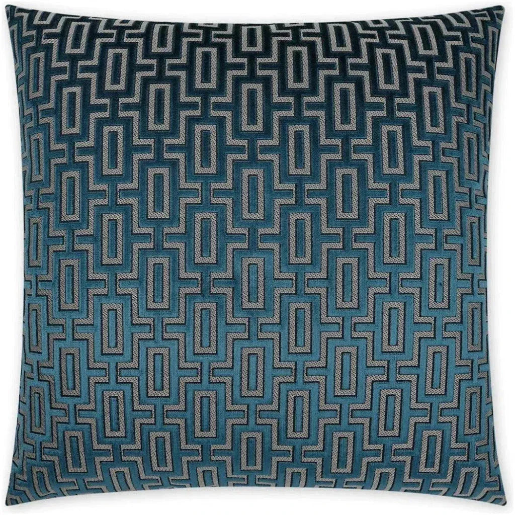 Bergman Sapphire Blue Large Throw Pillow Insert - LOOMLAN - D.V. Kap - Throw Pillows