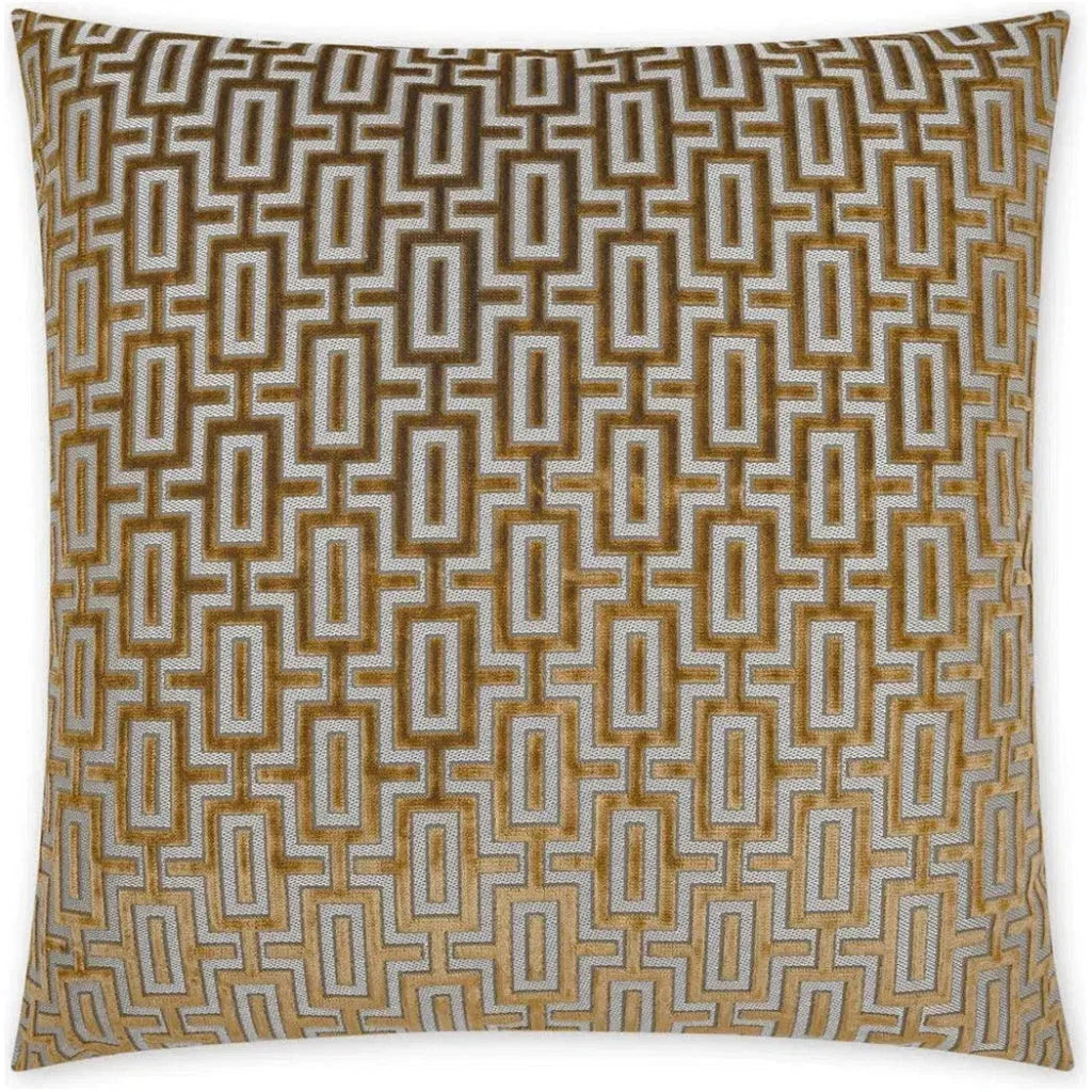 Bergman az Yellow Large Throw Pillow Insert - LOOMLAN - D.V. Kap - Throw Pillows