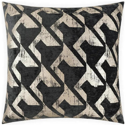 Berto Ebony Black Throw Pillow With Insert - LOOMLAN - D.V. Kap - Throw Pillows