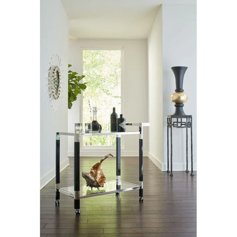 Beu 7 Trumpet Metal Black Vase - LOOMLAN - Wildwood - Vases & Jars