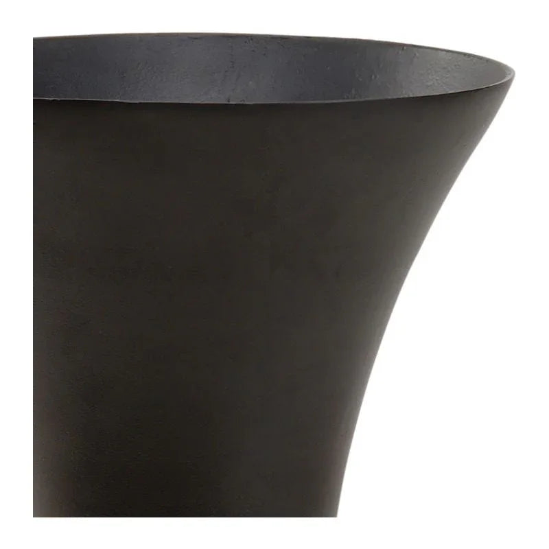 Beu 7 Trumpet Metal Black Vase - LOOMLAN - Wildwood - Vases & Jars