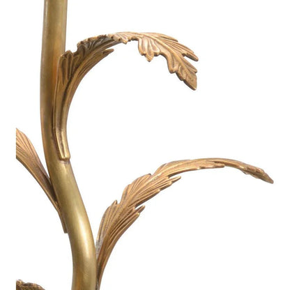 Wildwood Beverly Glen Brass Finished Leaf Design Table Lamp