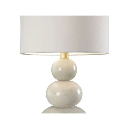 Bianca Marble Sophisticated Luxury Table Lamp - LOOMLAN - Chelsea House - Table Lamps