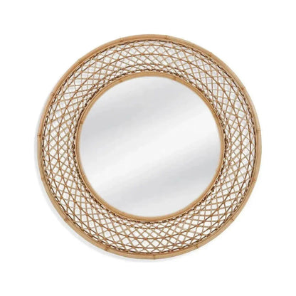 Biedel Wicker Brown Wall Mirror