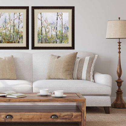 Birch Forest Green Framed Wall Art -- view 6