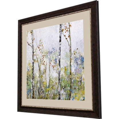 Birch Forest Green Framed Wall Art -- view 7