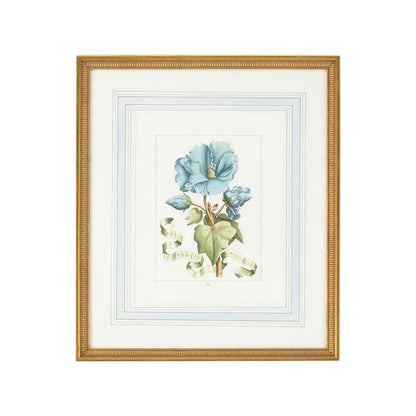 Bl Floral Gold Framed Artwork-Framed Wall Art-Chelsea House-Floral A-LOOMLAN