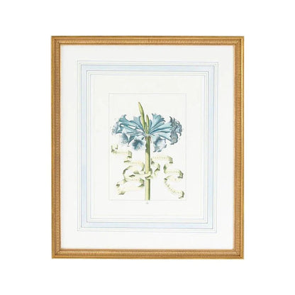 Bl Floral Gold Framed Artwork-Framed Wall Art-Chelsea House-Floral D-LOOMLAN