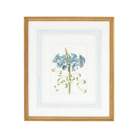 Bl Floral Gold Framed Artwork-Framed Wall Art-Chelsea House-Floral D-LOOMLAN