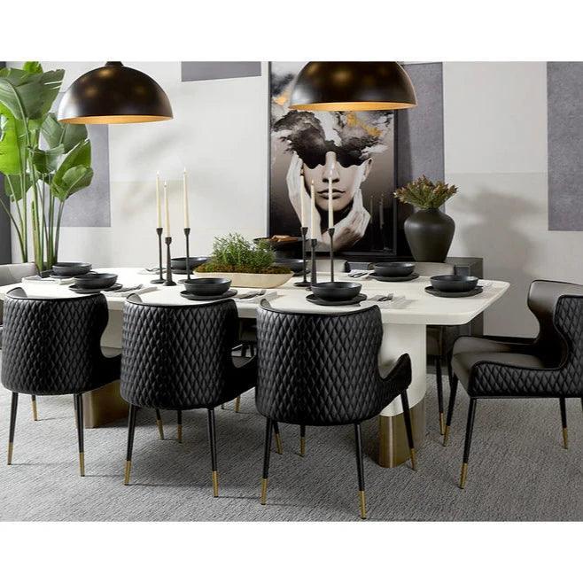 Black Frame Luxe Wall Art-Framed Wall Art-SUNPAN-LOOMLAN