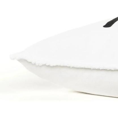 Black Skye Words Decorative Couch Pillows Down Insert - LOOMLAN - LOOMLAN - Throw Pillows