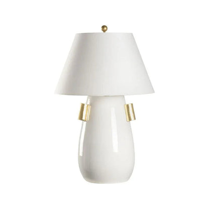 Blanco Italian Ceramic Made Table Lamp - LOOMLAN - Wildwood - Table Lamps