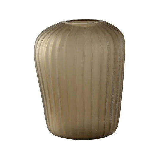 Blanford Smokey Glass Vase - LOOMLAN - Chelsea House - Vases & Jars