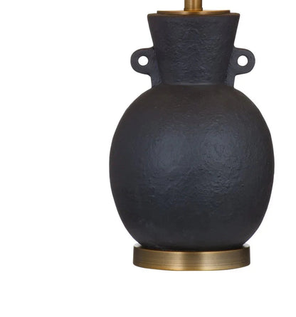 Bleene Black Ceramic Table Lamp - LOOMLAN - Bassett Mirror - Table Lamps