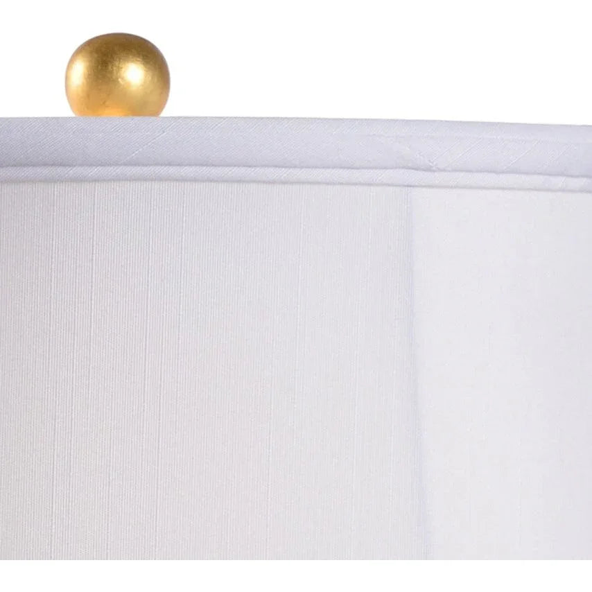 Blue And White Swirl Gold - Tone Finial Table Lamp - LOOMLAN - Chelsea House - Table Lamps