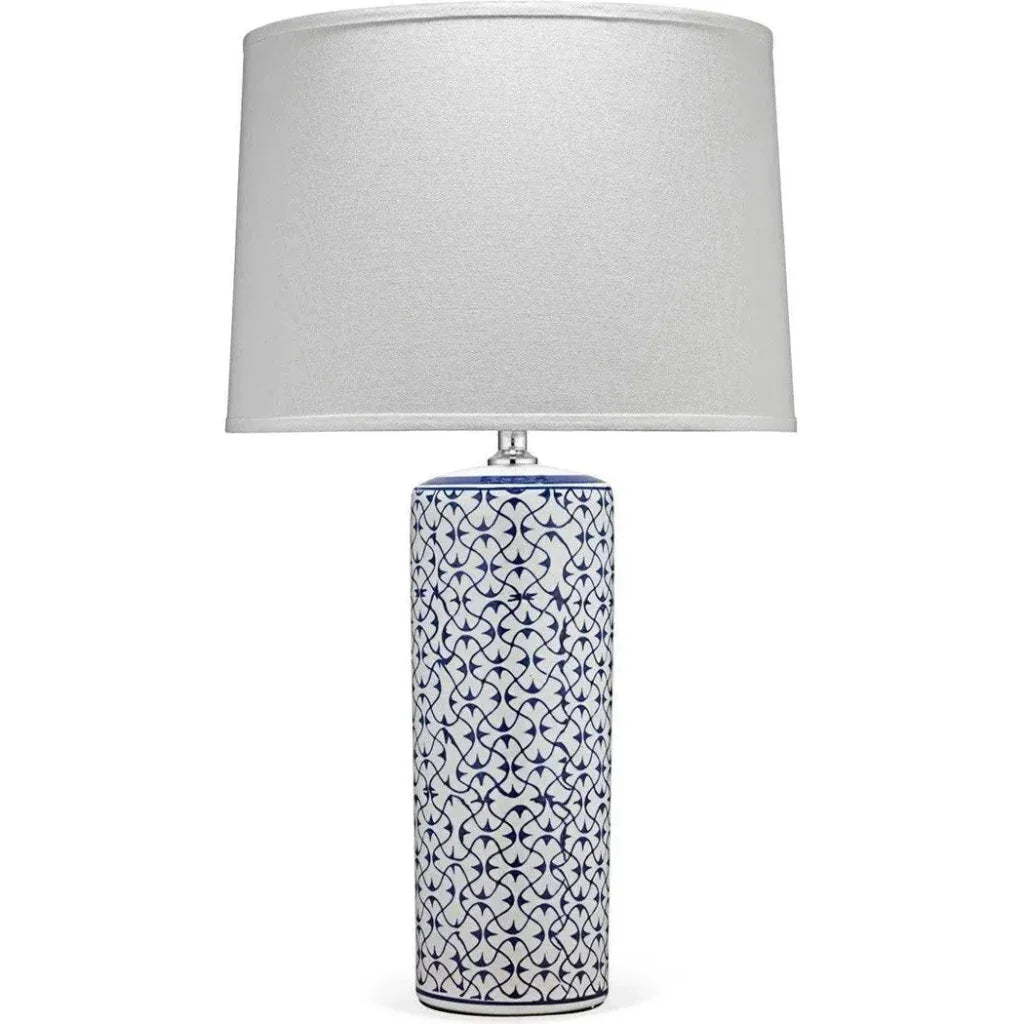Blue Ceramic Vivian Table Lamp - LOOMLAN - Jamie Young - Table Lamps