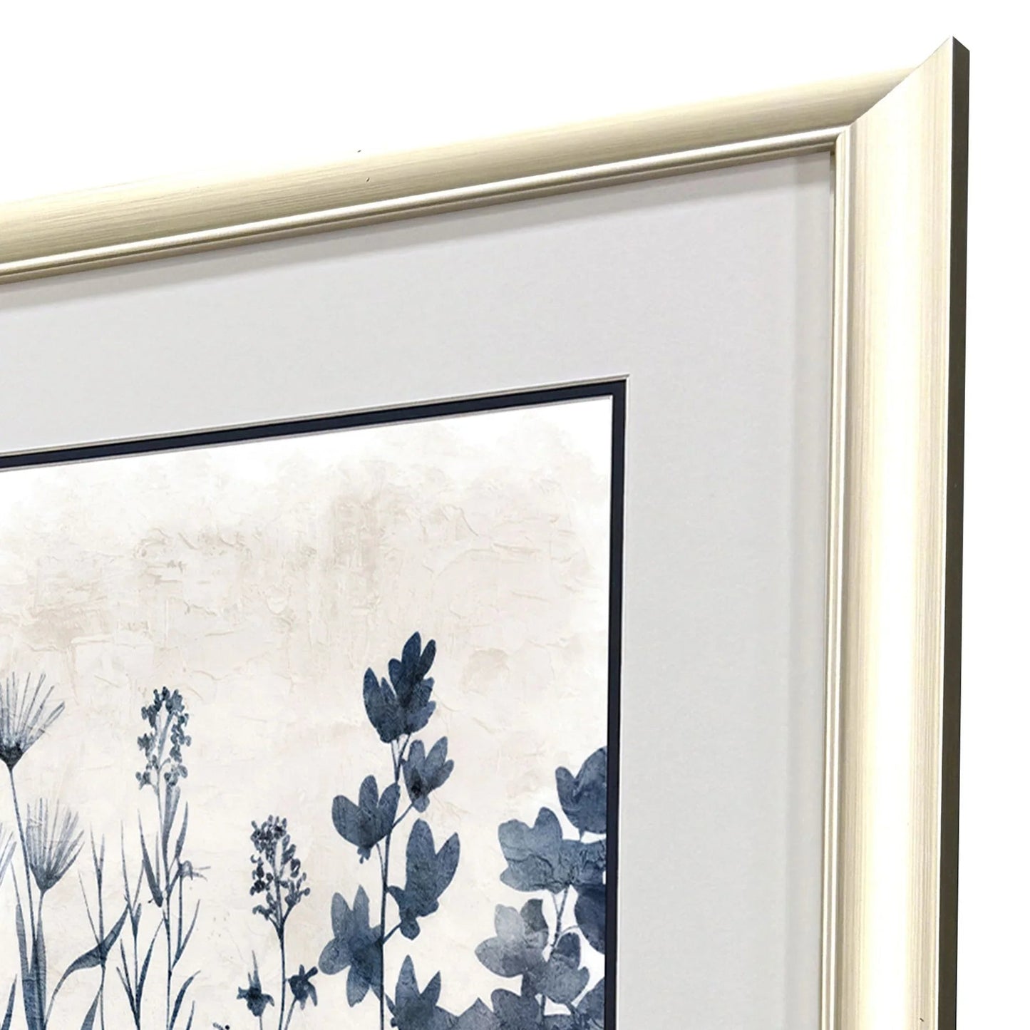 Blue Dye Blue Canvas Art 2PC