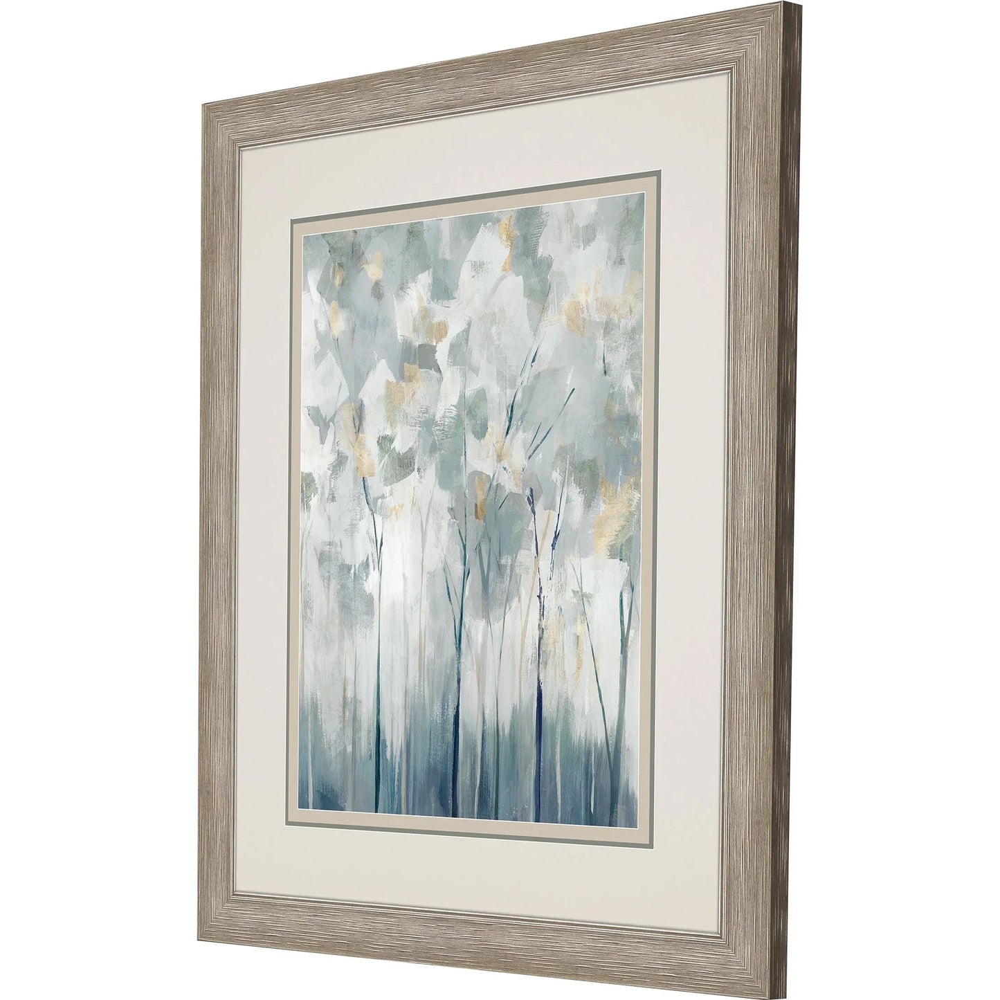 Blue Forest Adventure Blue Canvas Art