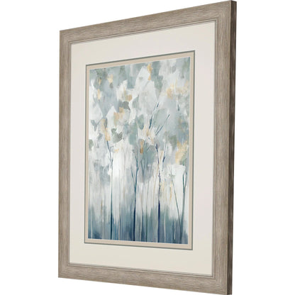 Blue Forest Adventure Blue Canvas Art