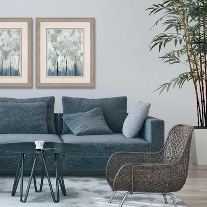 Blue Forest Adventure Blue Canvas Art