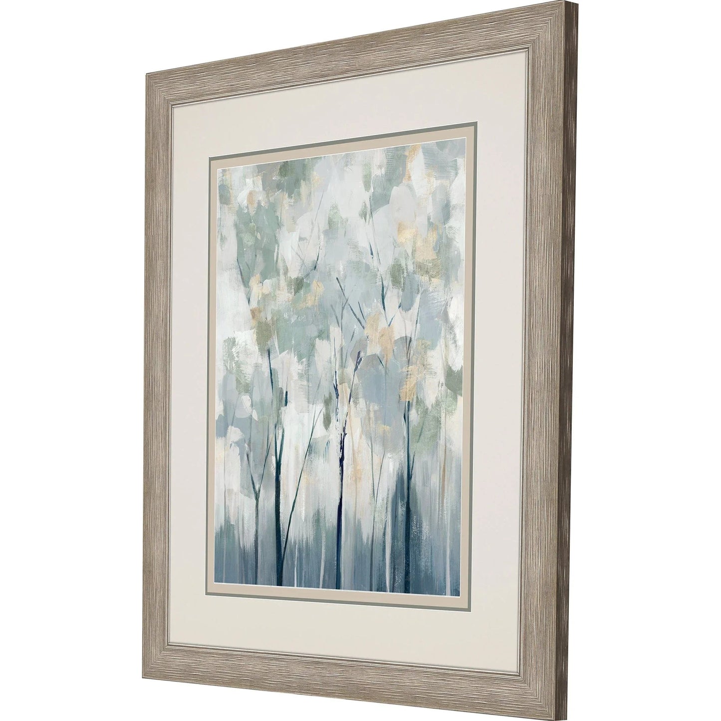 Blue Forest Adventure Blue Canvas Art