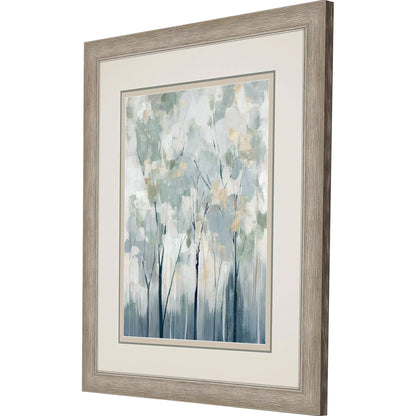 Blue Forest Adventure Blue Canvas Art