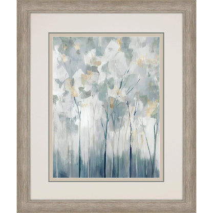 Blue Forest Adventure Blue Canvas Art