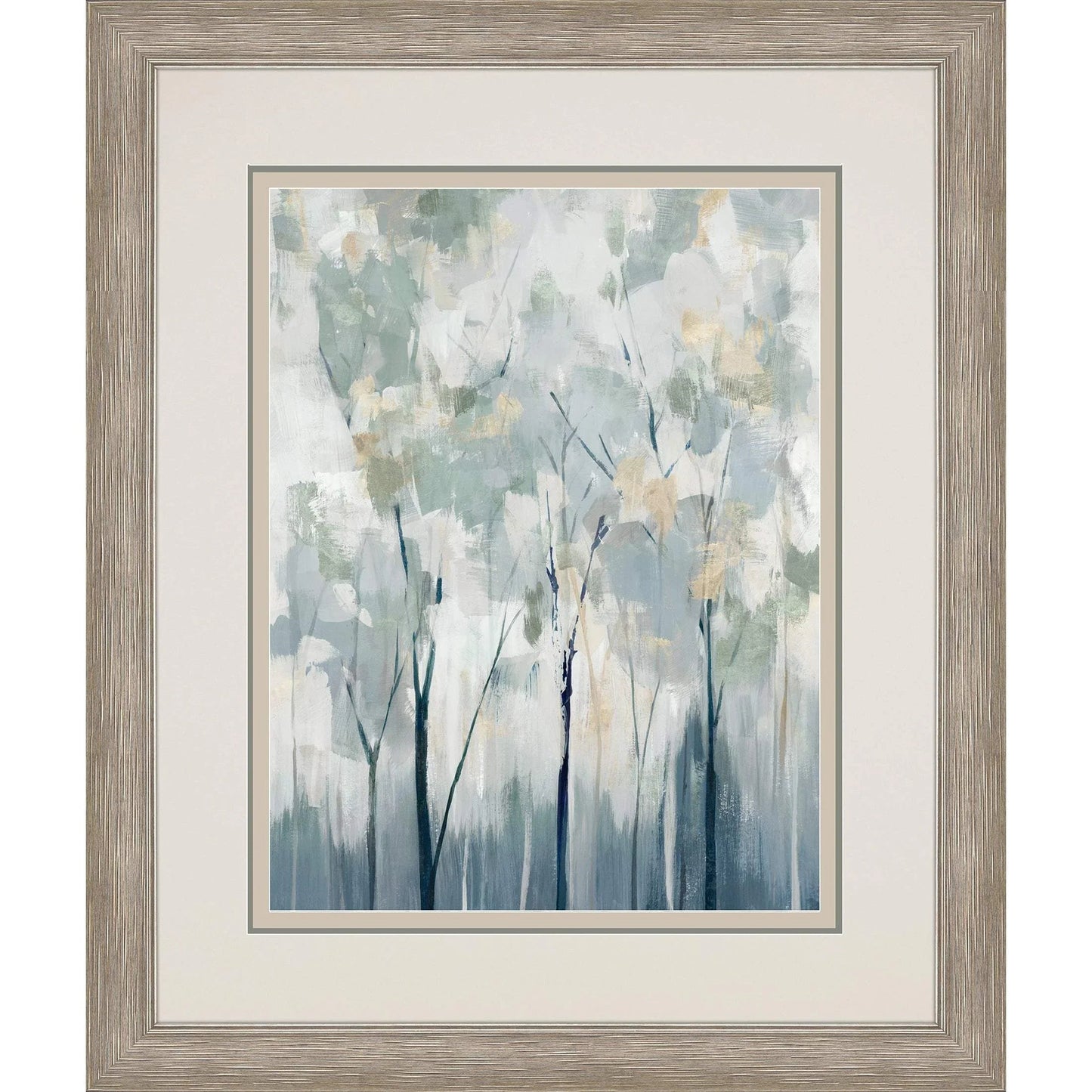 Blue Forest Adventure Blue Canvas Art