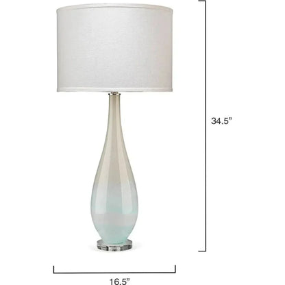 Blue Glass Dewdrop Table Lamp - LOOMLAN - Jamie Young - Table Lamps
