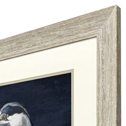 Blue Heron II Blue Framed Wall Art -- view 4