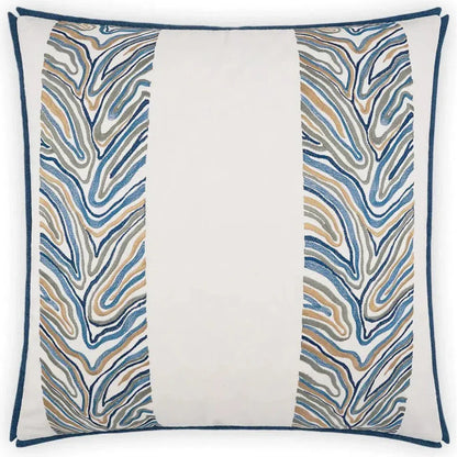 D.V. Kap Blue Jungle Blue Throw Pillow With Insert